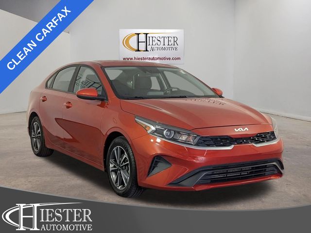 Fire Orange 2024 Kia Forte Sedan Front-Wheel Drive Continuously Variable Transmission