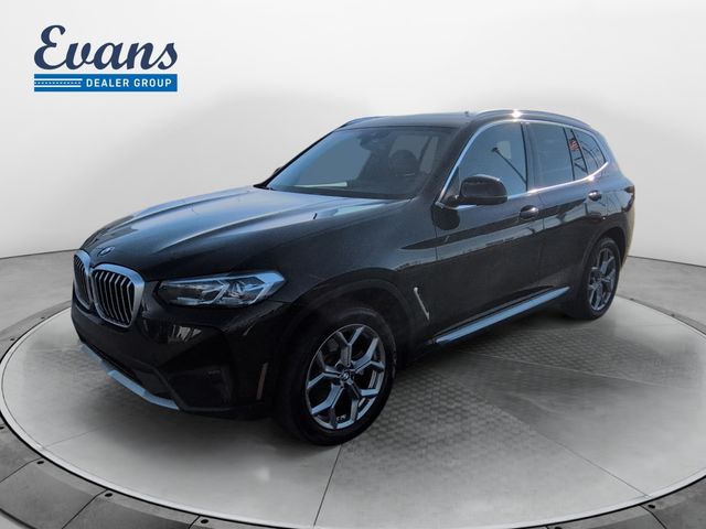 Black Sapphire Metallic 2023 BMW X3 xDrive30i AWD SUV / Crossover All-Wheel Drive 8-Speed Automatic