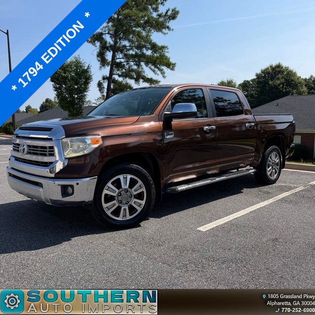 Sunset Bronze 2015 Toyota Tundra Pickup Truck 4X2 6-Speed Automatic Overdrive