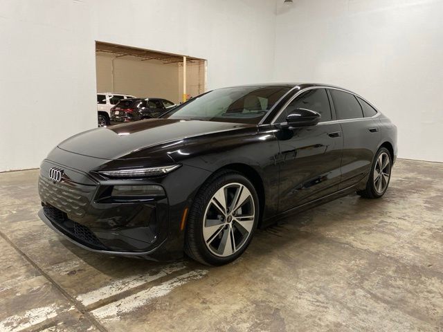 Black Metallic 2025 Audi A6 e-tron Sportback Sedan Rear-Wheel Drive Automatic