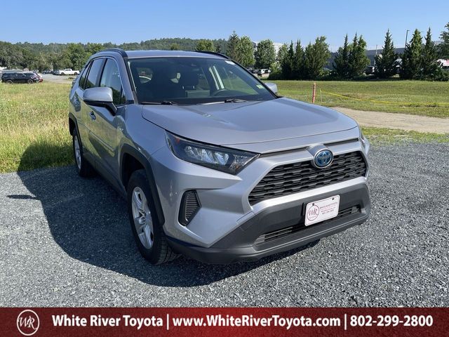 Silver Sky Metallic 2019 Toyota RAV4 Hybrid SUV / Crossover All-Wheel Drive Continuously Variable Transmission