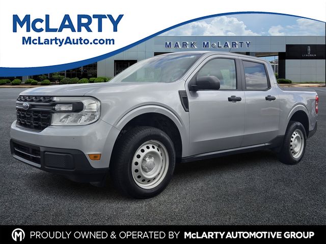 Iconic Silver Metallic 2023 Ford Maverick XL SuperCrew FWD Pickup Truck Front-Wheel Drive Continuously Variable Transmission