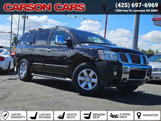 2004 Gray Nissan Armada for Sale In Lynnwood WA - Everett WA - Seattle WA at Carson Cars Stock 36448 VIN 5N1AA08B54N727923