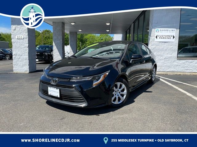 Midnight Black Metallic 2025 Toyota Corolla Sedan Front-Wheel Drive Continuously Variable Transmission