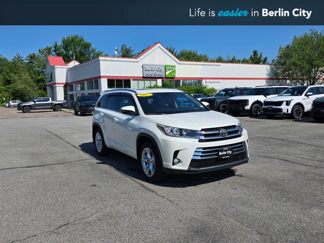 White (Blizzard Pearl) 2017 Toyota Highlander SUV / Crossover All-Wheel Drive 8-Speed Automatic