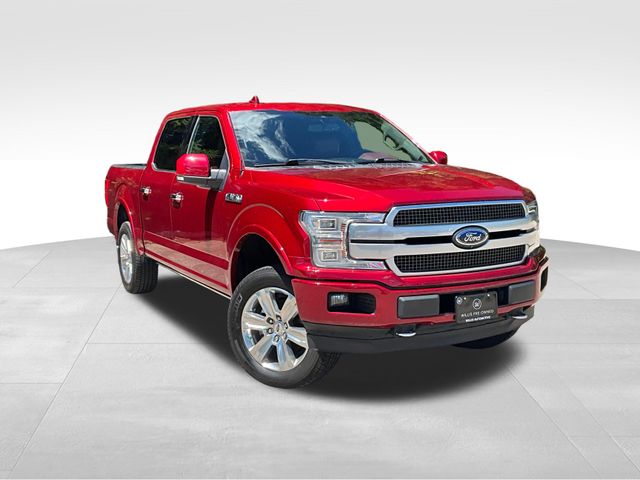 Ruby Red Metallic Tinted Clearcoat 2019 Ford F-150 Platinum SuperCrew 4WD Pickup Truck Four-Wheel Drive Automatic
