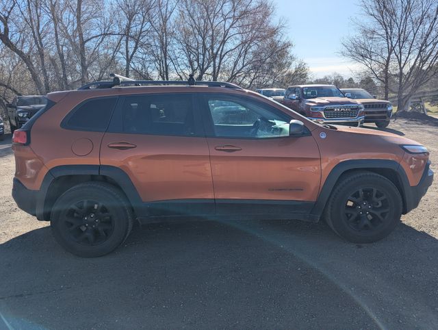 2015 Mango Tango Pearlcoat Jeep Cherokee Trailhawk 4X4 SUV