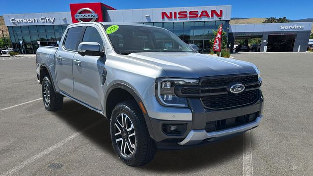 Silver Metallic 2024 Ford Ranger Pickup Truck Four-Wheel Drive Automatic
