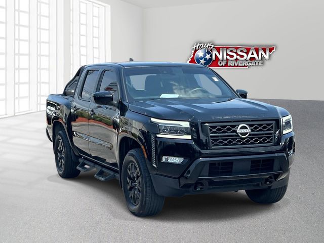 Super Black 2023 Nissan Frontier Pickup Truck Four-Wheel Drive 9-Speed Automatic