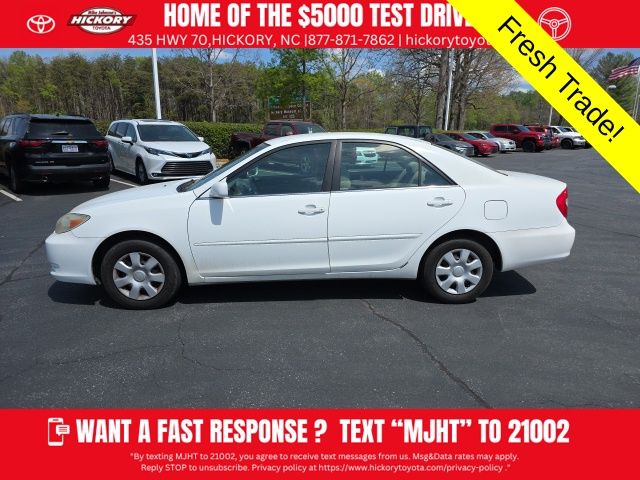 Used 2002 Toyota Camry LE with VIN 4T1BE32K72U085713 for sale in Hickory, NC