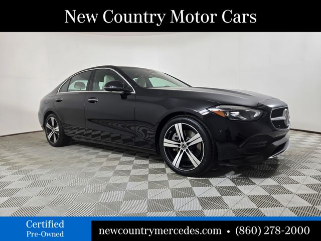 Black 2025 Mercedes-Benz C-Class Sedan All-Wheel Drive 9-Speed Automatic