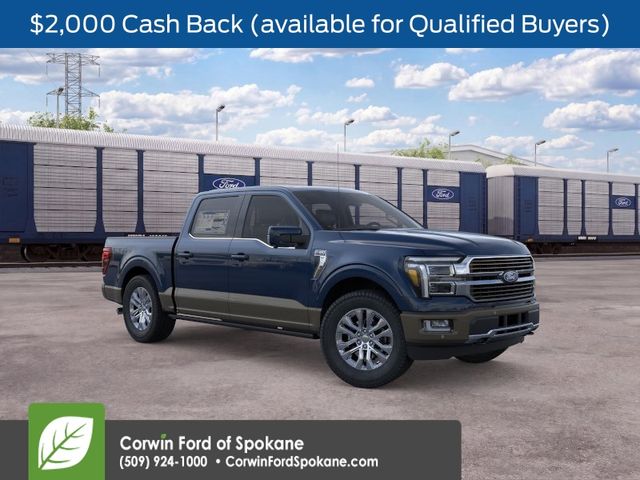 Antimatter Blue Metallic 2026 Ford F-150 Pickup Truck Four-Wheel Drive Automatic