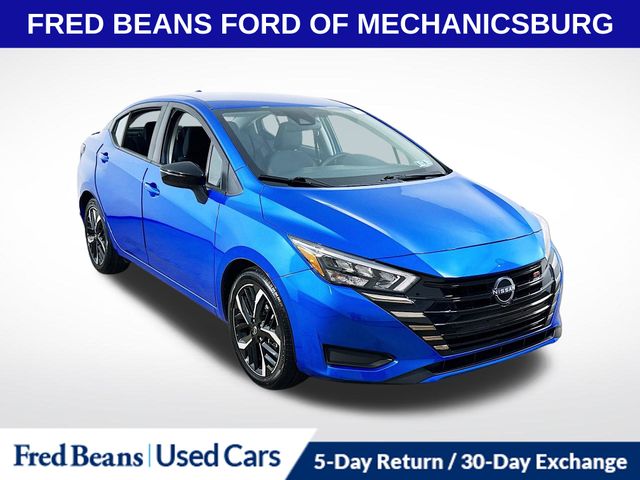 Electric Blue Metallic 2024 Nissan Versa Sedan Front-Wheel Drive Continuously Variable Transmission