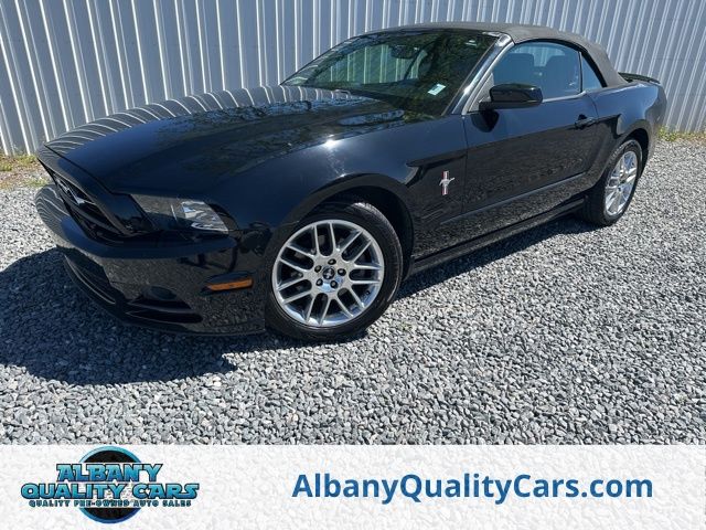 Black 2014 Ford Mustang V6 Premium Convertible RWD Convertible Rear-Wheel Drive 6-Speed Automatic