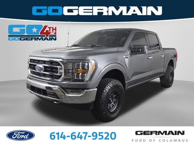 Gray Metallic 2021 Ford F-150 Pickup Truck Four-Wheel Drive Automatic