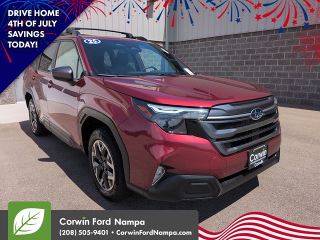 Crimson Red Pearl 2025 Subaru Forester SUV / Crossover All-Wheel Drive Continuously Variable Transmission