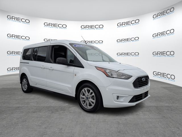 Frozen White 2020 Ford Transit Connect Wagon XLT LWB FWD with Rear Cargo Doors Van Front-Wheel Drive 8-Speed Automatic