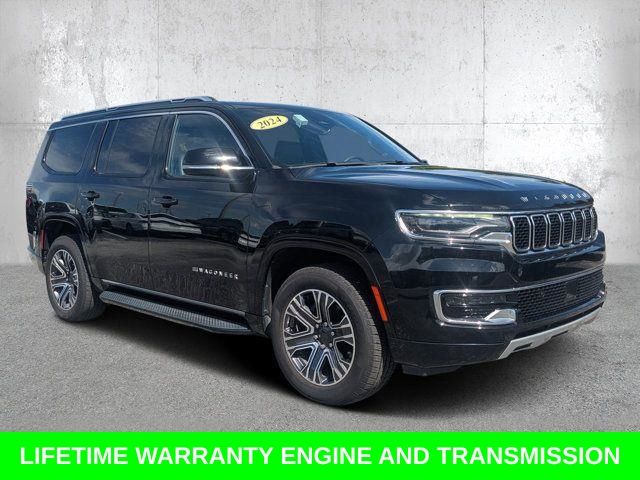 Diamond Black Crystal Pearlcoat 2024 Jeep Wagoneer SUV / Crossover 4X2 8-Speed Automatic