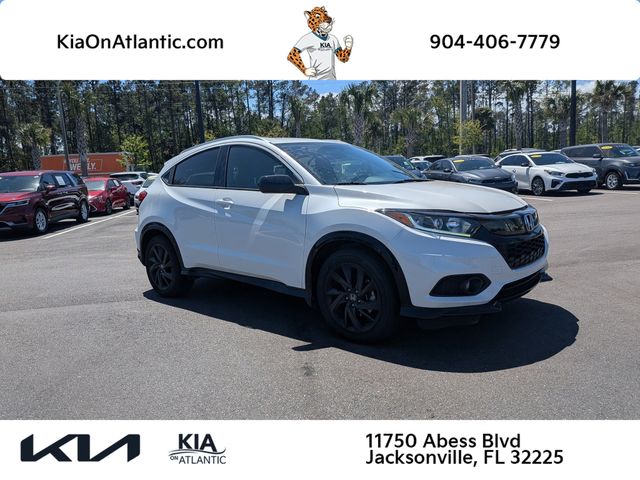 Platinum White Pearl 2021 Honda HR-V Sport FWD SUV / Crossover Front-Wheel Drive Continuously Variable Transmission