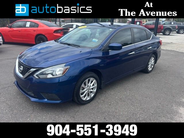 Deep Blue Pearl 2018 Nissan Sentra SV FWD Sedan Front-Wheel Drive Continuously Variable Transmission