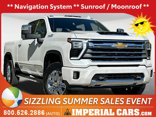 Summit White 2024 Chevrolet Silverado 2500HD Pickup Truck Four-Wheel Drive Automatic