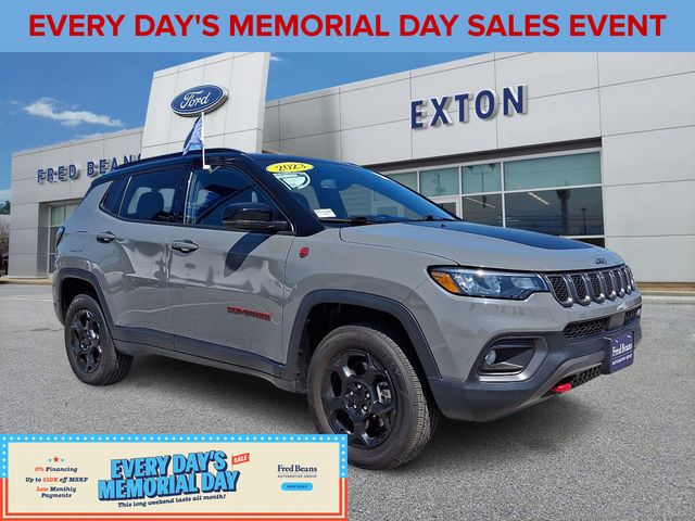 Sting-Gray Clearcoat 2023 Jeep Compass Trailhawk 4WD SUV / Crossover Four-Wheel Drive 8-Speed Automatic