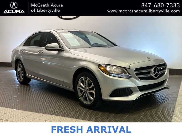 Iridium Silver Metallic 2018 Mercedes-Benz C-Class C 300 Sedan 4MATIC Sedan All-Wheel Drive 9-Speed Automatic