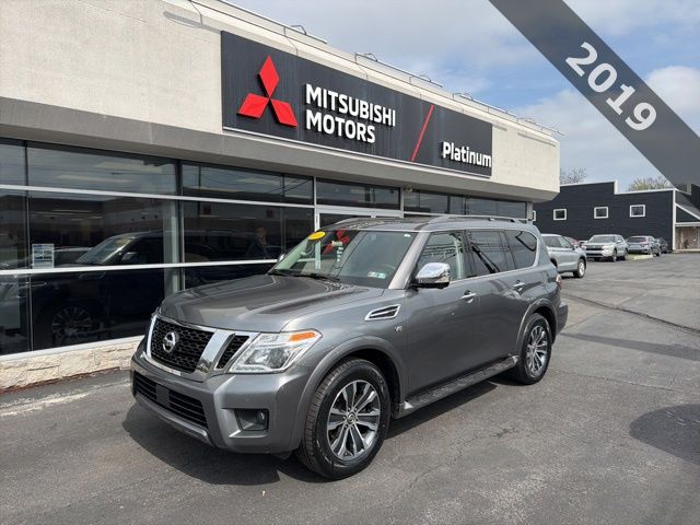 Gray (Gun Metallic) 2019 Nissan Armada SL 4WD SUV / Crossover Four-Wheel Drive 7-Speed Automatic