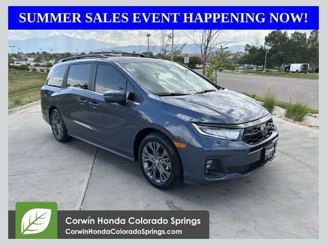 Blue 2026 Honda Odyssey Minivan Front-Wheel Drive Automatic