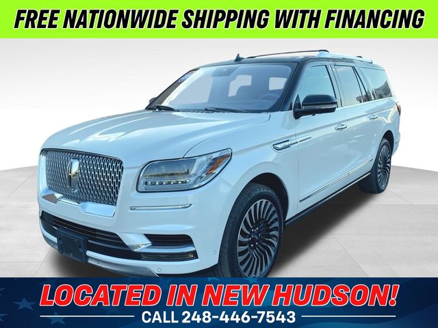 White Platinum Clearcoat Metallic 2019 Lincoln Navigator SUV / Crossover Four-Wheel Drive Automatic