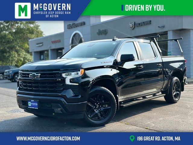 Black 2024 Chevrolet Silverado 1500 Pickup Truck Four-Wheel Drive Automatic