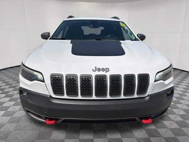 2019 Bright White Clearcoat Jeep Cherokee Trailhawk 4X4 SUV