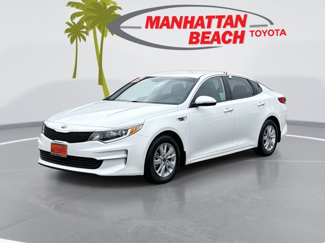 Snow White Pearl 2016 Kia Optima LX Sedan Front-Wheel Drive 6-Speed Automatic