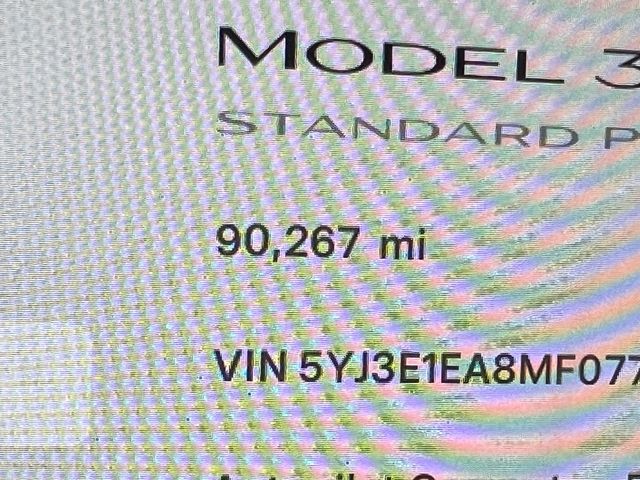 2021 Pearl White Multi-Coat Tesla Model 3 Standard Range Plus RWD Sedan