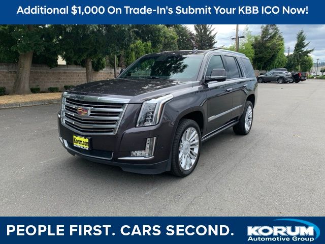 Dark Granite Metallic 2018 Cadillac Escalade SUV / Crossover Four-Wheel Drive 