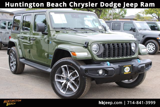 Sarge Green Clearcoat 2024 Jeep Wrangler 4xe Sport S 4WD SUV / Crossover Four-Wheel Drive 8-Speed Automatic