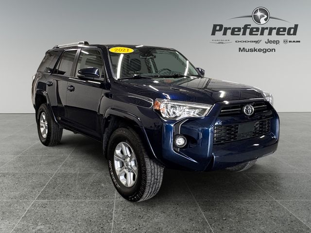 Nautical Blue Metallic 2021 Toyota 4Runner SR5 Premium 4WD SUV / Crossover Four-Wheel Drive 5-Speed Automatic Overdrive