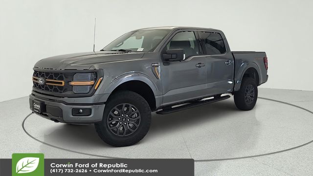 Gray Metallic 2024 Ford F-150 Pickup Truck Four-Wheel Drive Automatic