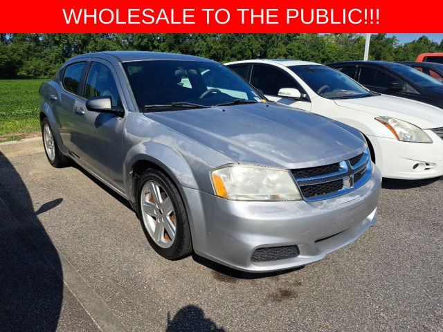 Billet Silver Metallic 2013 Dodge Avenger Sedan Front-Wheel Drive 4-Speed Automatic