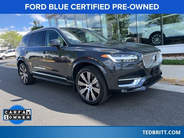 Gray Metallic 2021 Volvo XC90 T6 Inscription 7-Passenger AWD SUV / Crossover All-Wheel Drive Automatic
