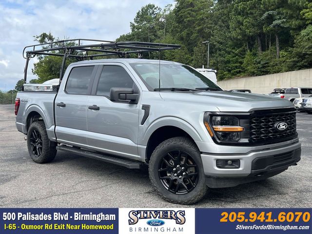 Iconic Silver Metallic 2024 Ford F-150 Pickup Truck Four-Wheel Drive Automatic
