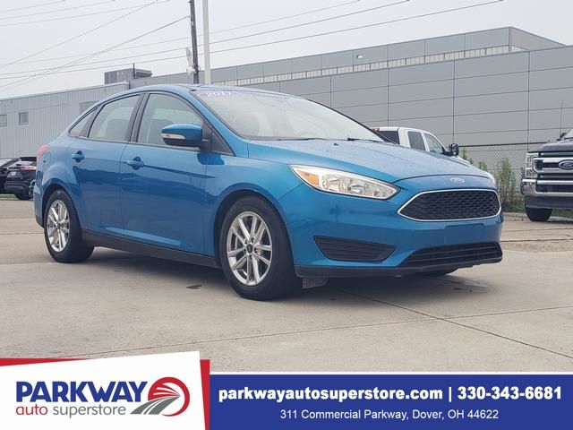 Blue Candy 2017 Ford Focus Sedan Front-Wheel Drive 6-Speed Automatic