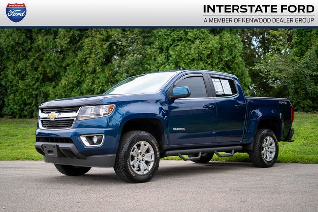 Pacific Blue Metallic 2019 Chevrolet Colorado Pickup Truck Four-Wheel Drive 8-Speed Automatic