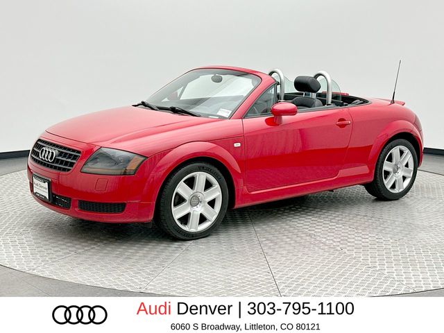 Brilliant Red/Black Roof 2003 Audi TT 1.8T Roadster FWD Convertible Front-Wheel Drive 6-Speed Automatic