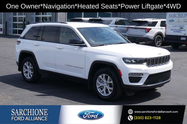 Bright White Clearcoat 2023 Jeep Grand Cherokee Limited 4WD SUV / Crossover Four-Wheel Drive 8-Speed Automatic