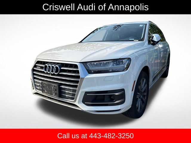 Carrara White 2019 Audi Q7 SUV / Crossover All-Wheel Drive 8-Speed Automatic