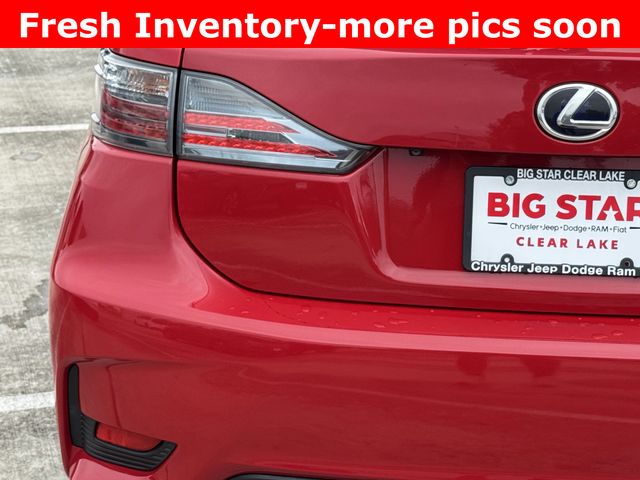 2016 Lexus CT 200h Red at Bravo Nissan