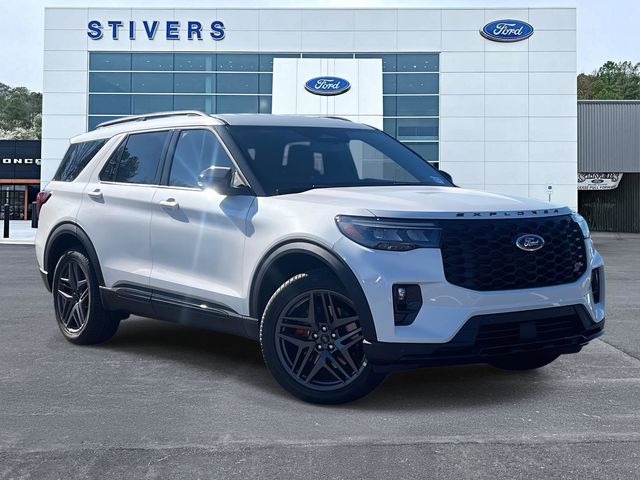 White Metallic 2026 Ford Explorer ST AWD SUV / Crossover All-Wheel Drive Automatic