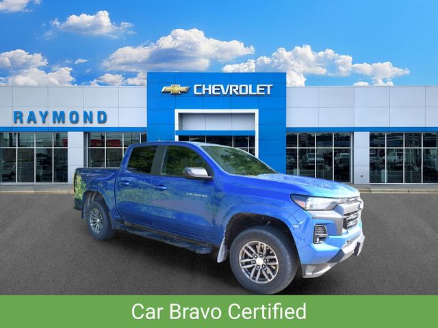Glacier Blue Metallic 2023 Chevrolet Colorado Pickup Truck Four-Wheel Drive 8-Speed Automatic