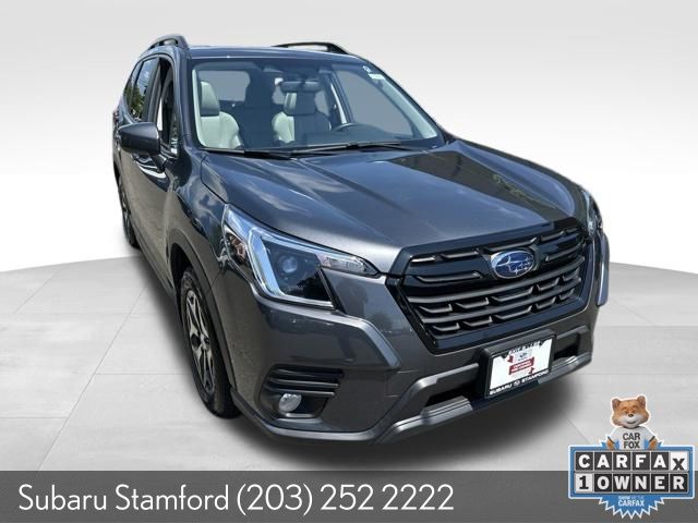 Magnetite Gray Metallic 2023 Subaru Forester SUV / Crossover All-Wheel Drive Continuously Variable Transmission